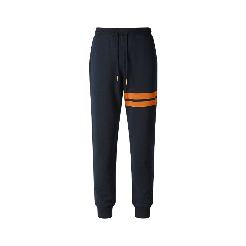 Thom Browne Style Casual Unisex Sweatpants with Signature Four-Bar Detail