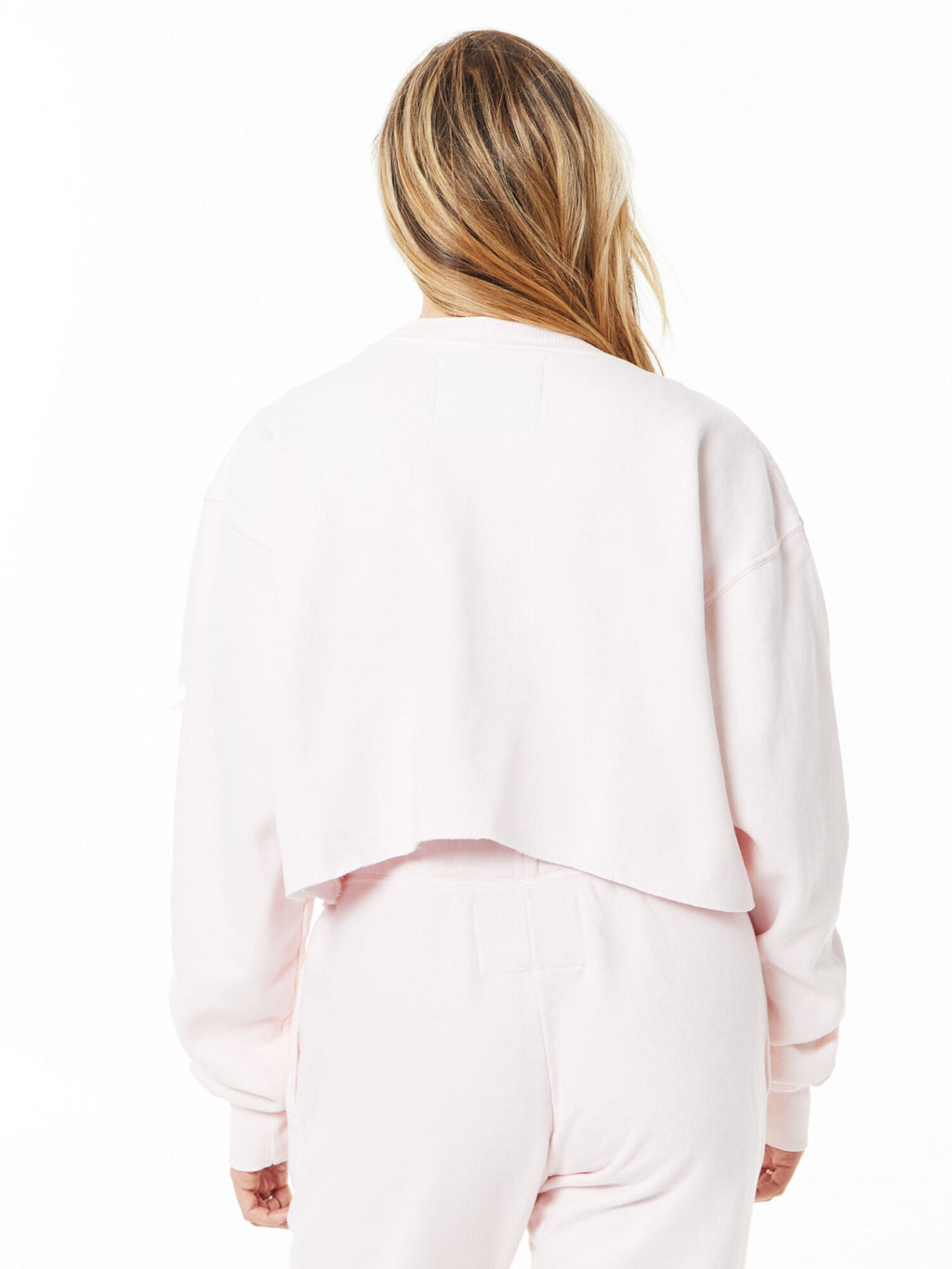 THE MOON ROSE CROPPED PULLOVER