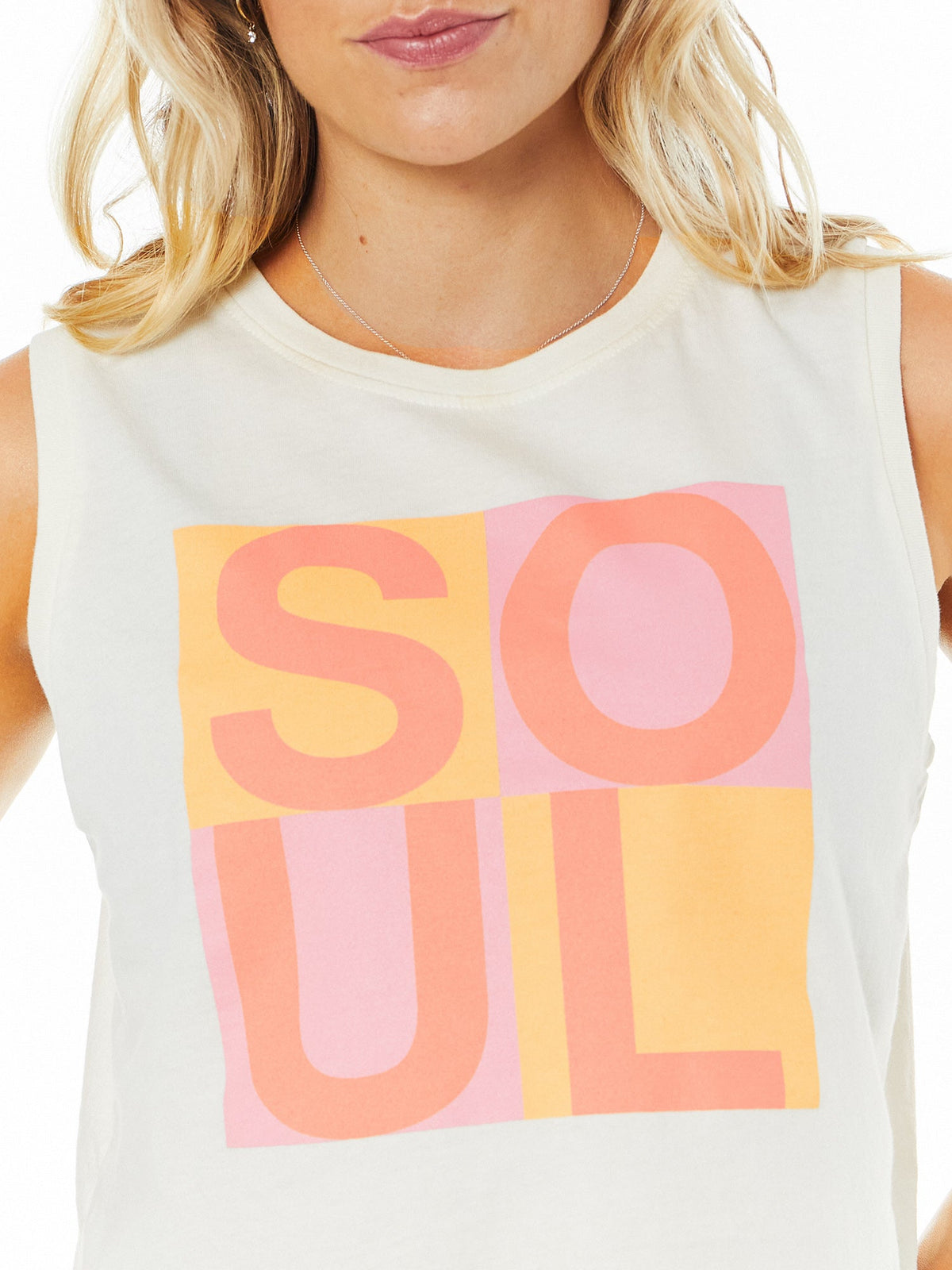 Renee Call Letter Tank