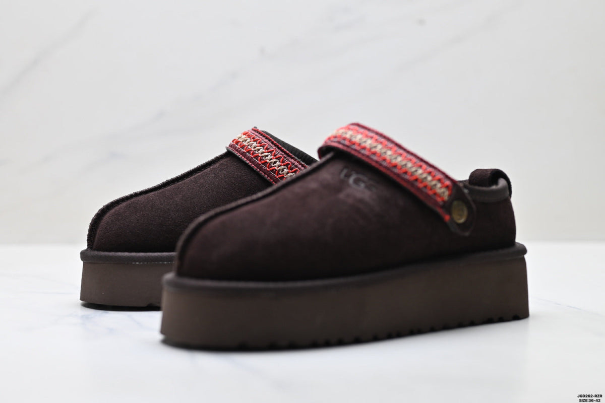 UGG Tazz Shearling Platform Slip-Ons