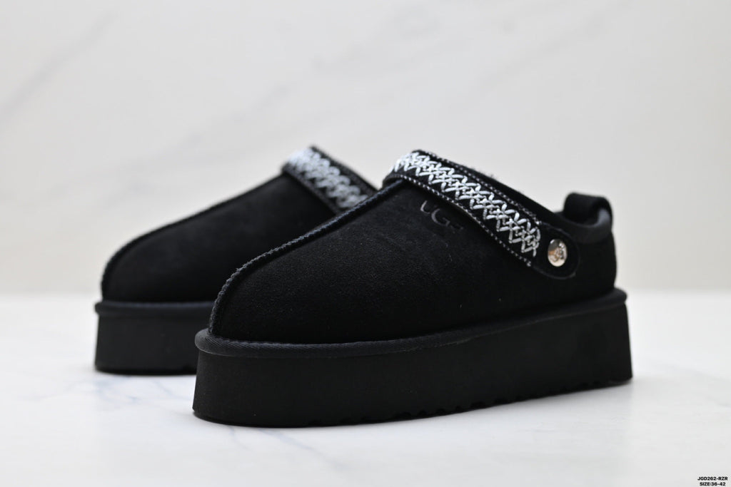 UGG Tazz Shearling Platform Slip-Ons
