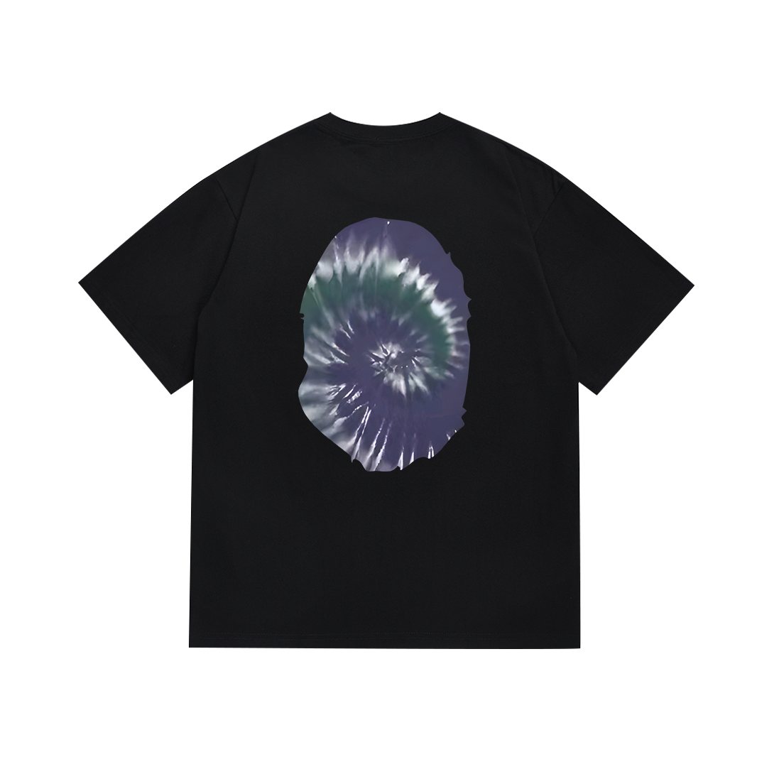 BAPE Tie-Dye Front and Back Graphic Short-Sleeve T-Shirt