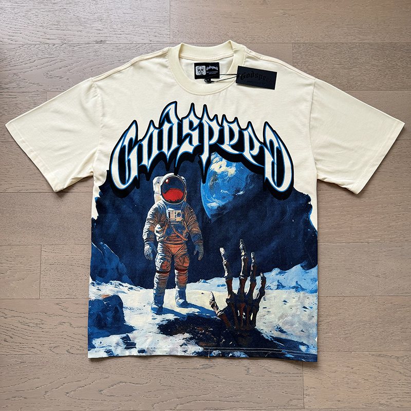 Godspeed Astronaut Graphic Short-Sleeve T-Shirt