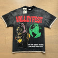 VALE USA Fest Graphic Washed Black T-Shirt