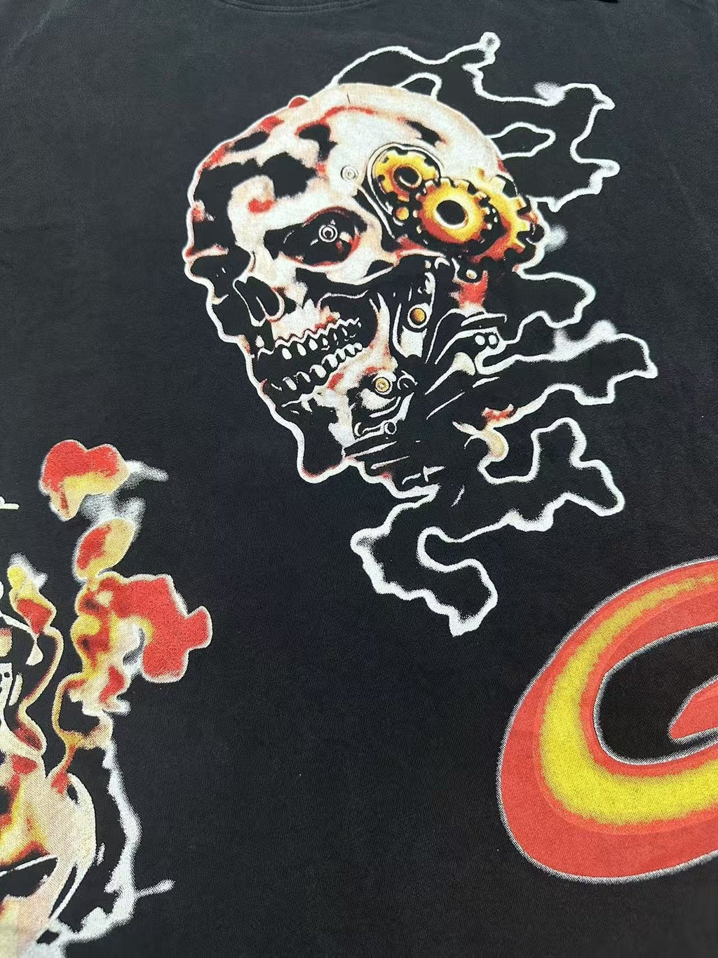 Godspeed Skull Graphic Short-Sleeve T-Shirt