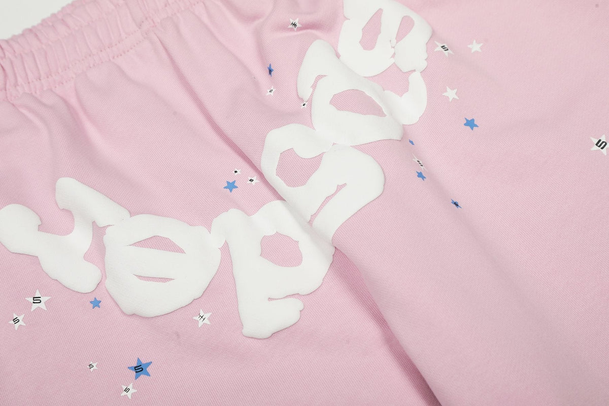 Sp5der Spiderweb Graphic Hoodie & Sweatpants Matching Set