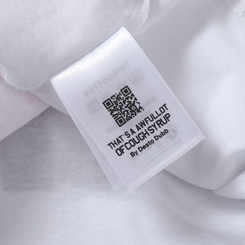 THAT'S A AWFUL LOT OF COUGH SYRUP Front & Back Graphic Short-Sleeve T-Shirt