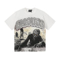 MIXED EMOTION White Graphic Short-Sleeve T-Shirt