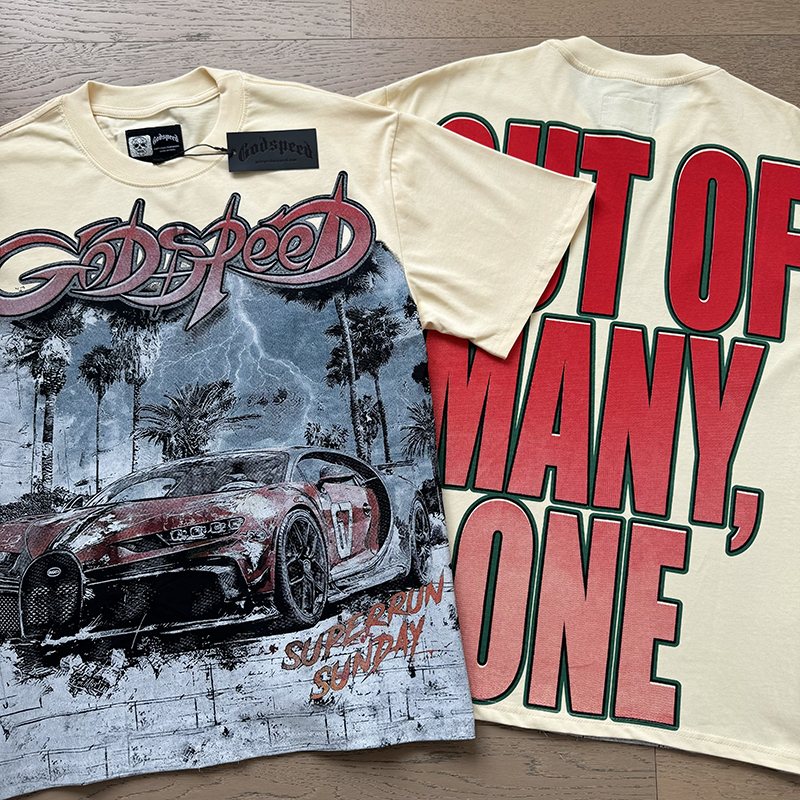 Godspeed Car Graphic Short-Sleeve T-Shirt