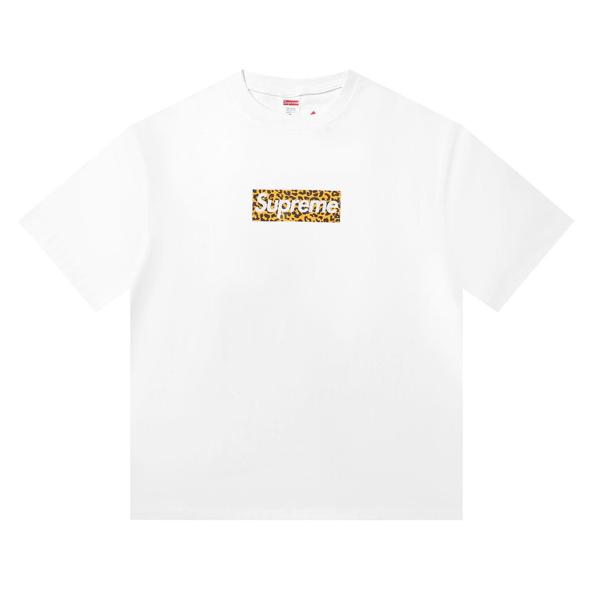Supreme Leopard Shanghai Graphic Short-Sleeve T-Shirt