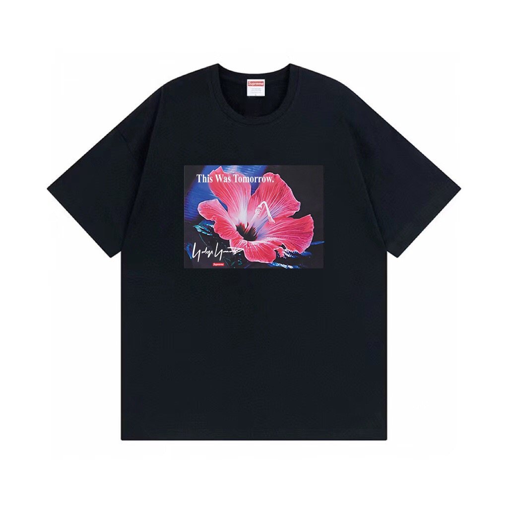 Supreme Hibiscus Graphic Short-Sleeve T-Shirt