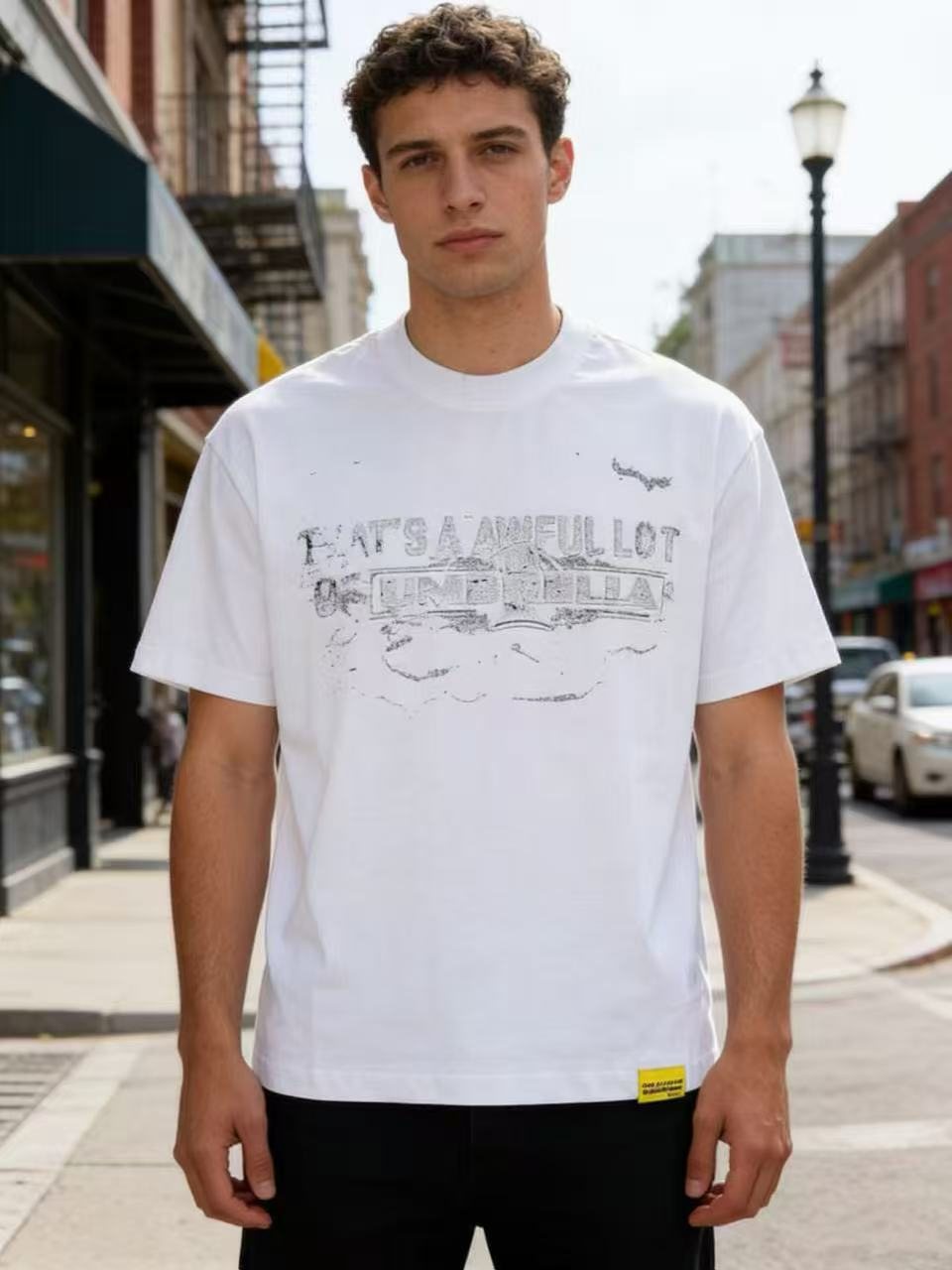 THAT'S A AWFUL LOT OF COUGH SYRUP Front & Back Graphic T-Shirt