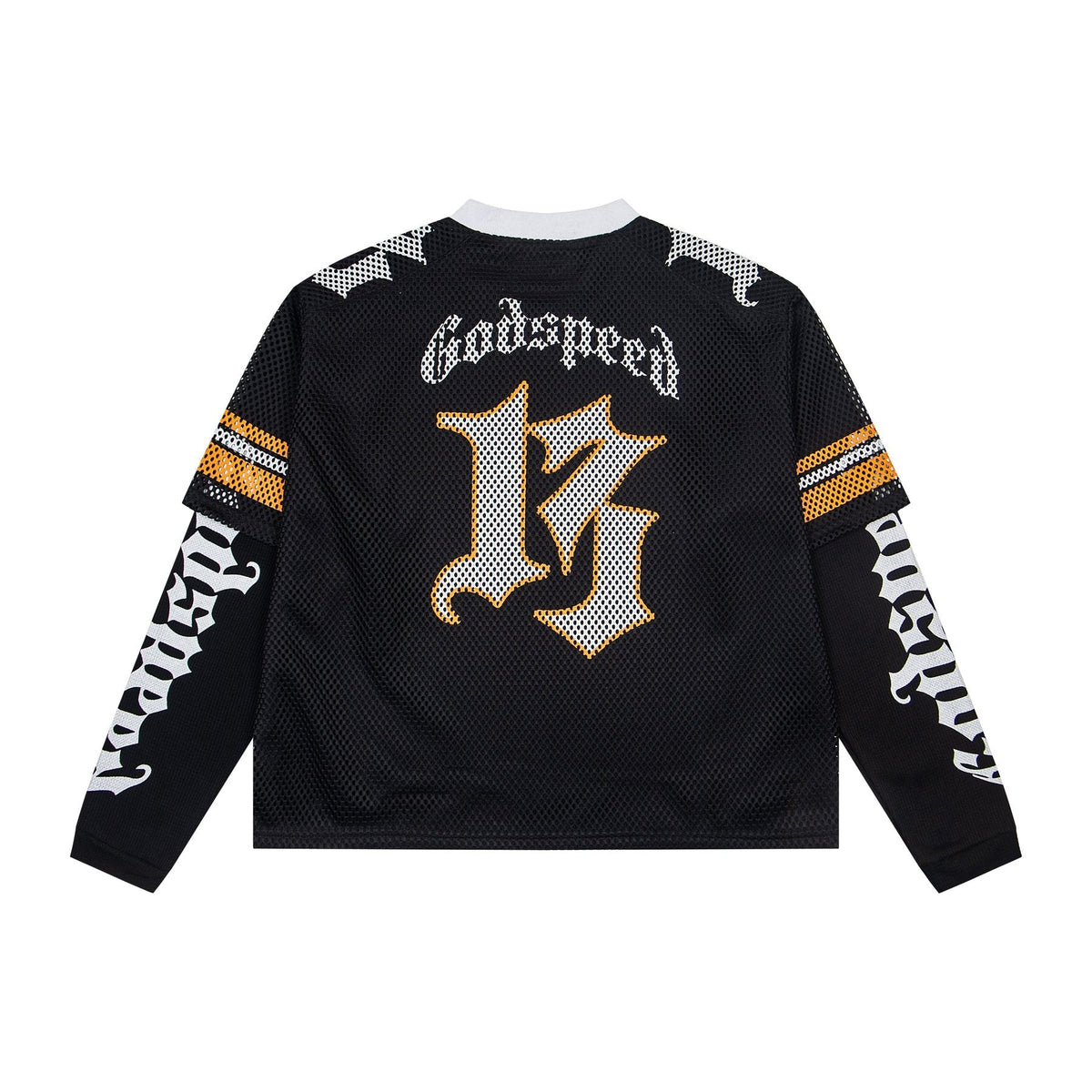 Godspeed Skull Mesh Jersey Long-Sleeve T-Shirt