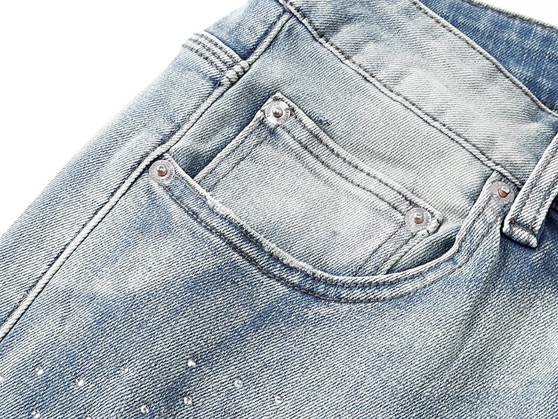 Purple Brand Dot Embellished Flared Jeans