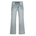 Purple Brand Dot Embellished Flared Jeans