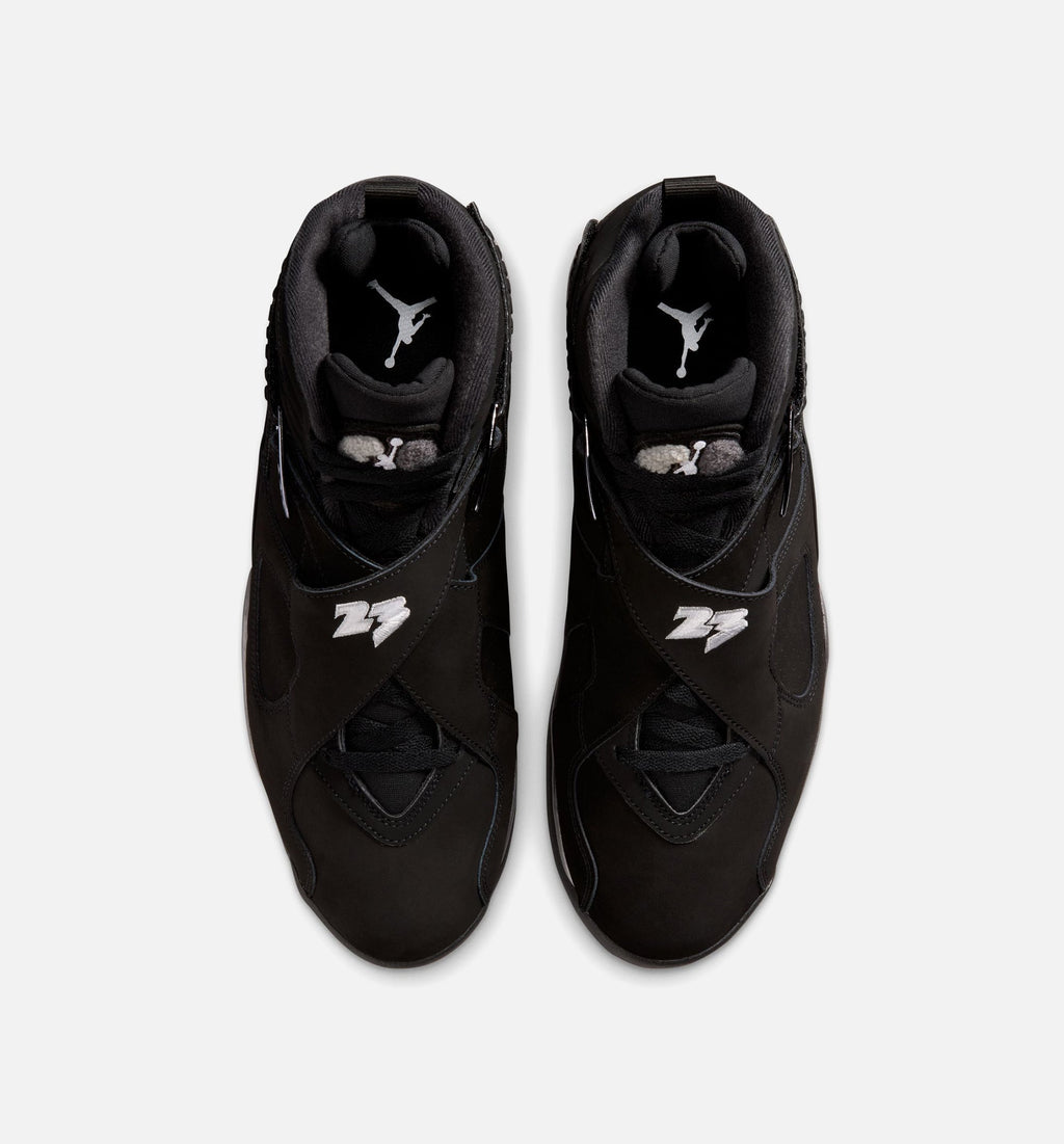 Air Jordan 8 Retro Chrome Black & Light Graphite Men's Lifestyle Shoe