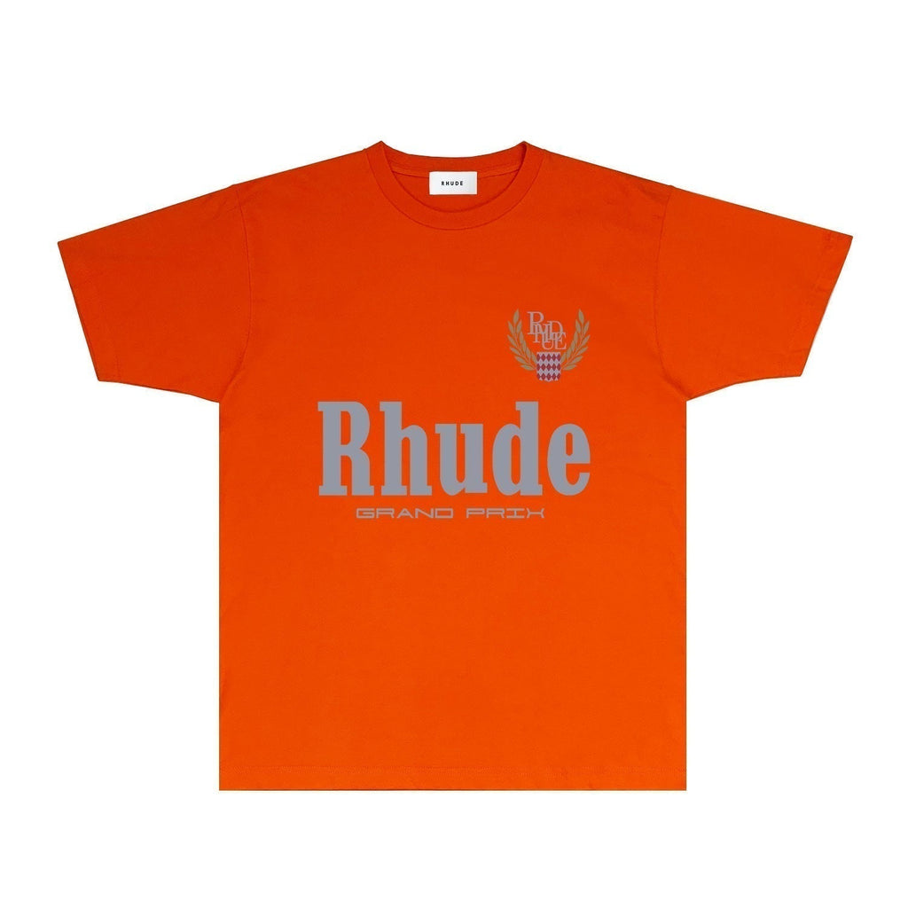 Rhude T-shirts Printed Trendy Pure Cotton
