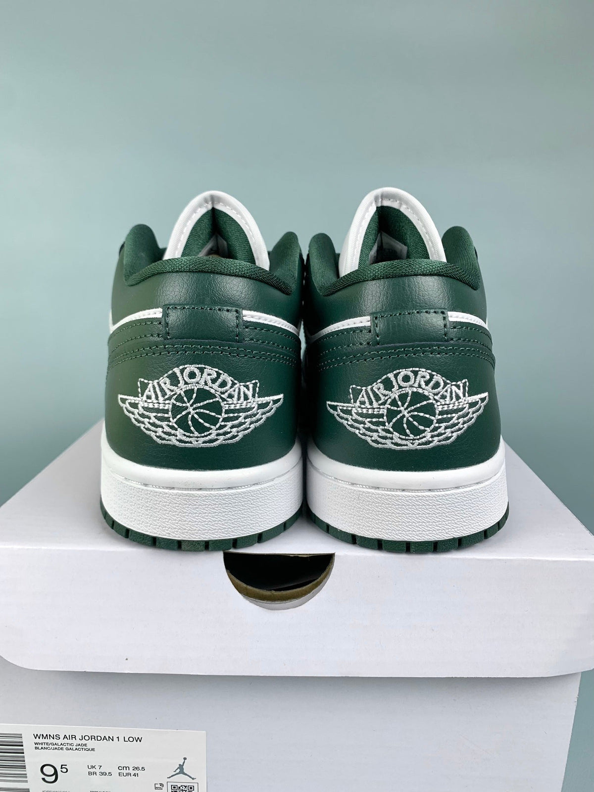 Air Jordan 1 Low Olive Green and White Unisex Sneakers DC0774-113