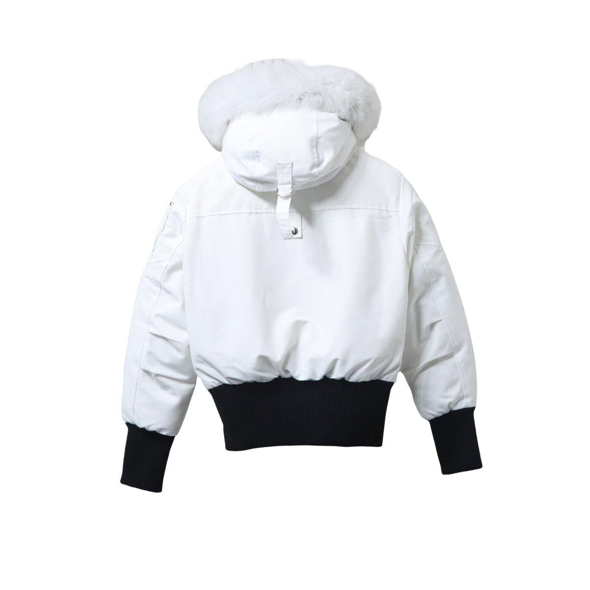 Moose Knuckles Original Debbie Bomber Jacket White