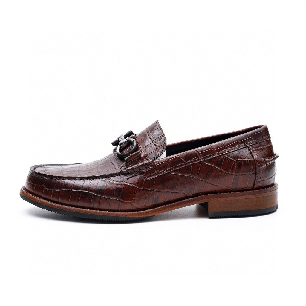 Salvatore Ferragamo Men's Dark Brown Bit Loafers