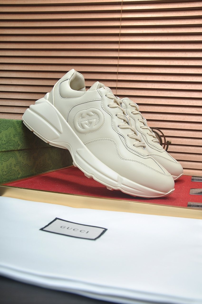 Gucci Off-White Chunky Sole Sneakers