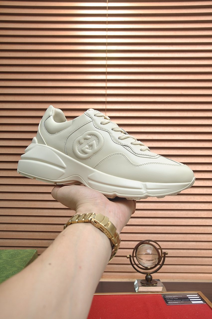Gucci Off-White Chunky Sole Sneakers