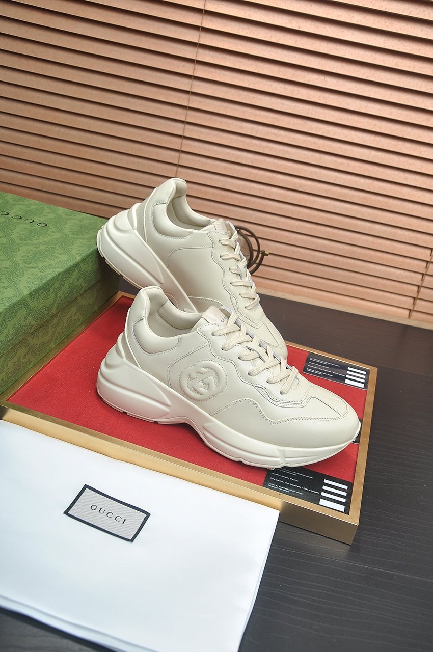 Gucci Off-White Chunky Sole Sneakers
