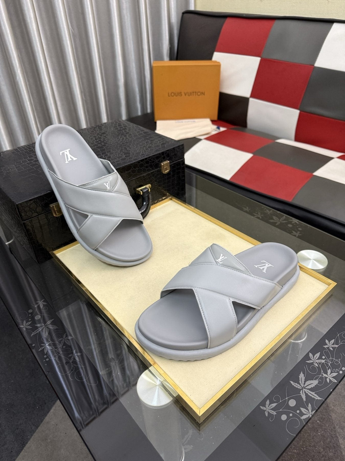 Louis Vuitton Crossover Slide Sandals - Open Toe