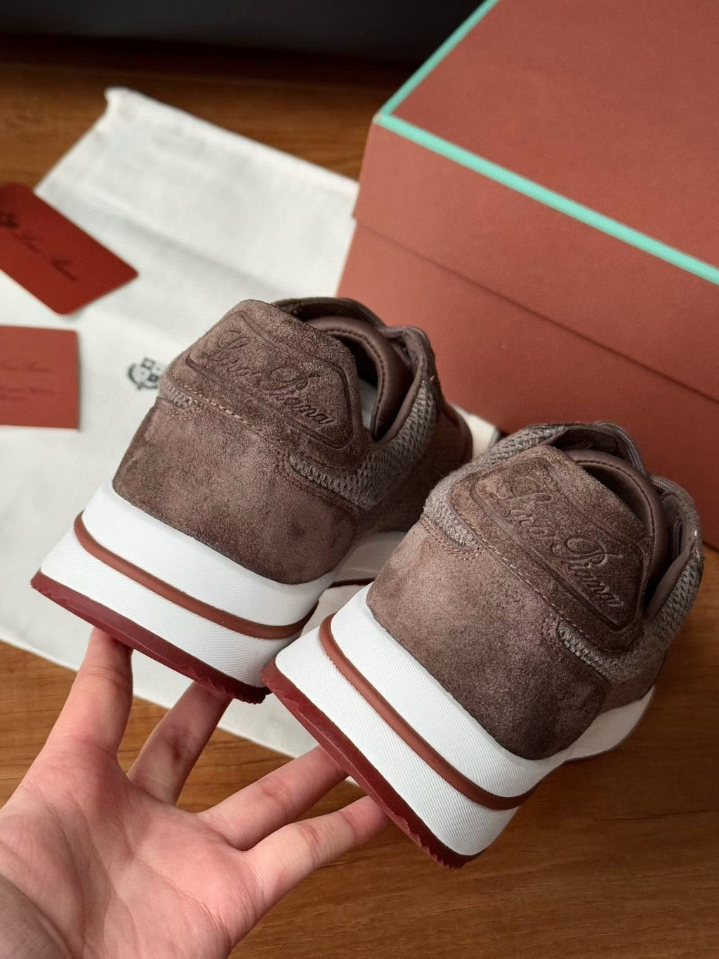 Loro Piana Week End Walk Knit Sneaker