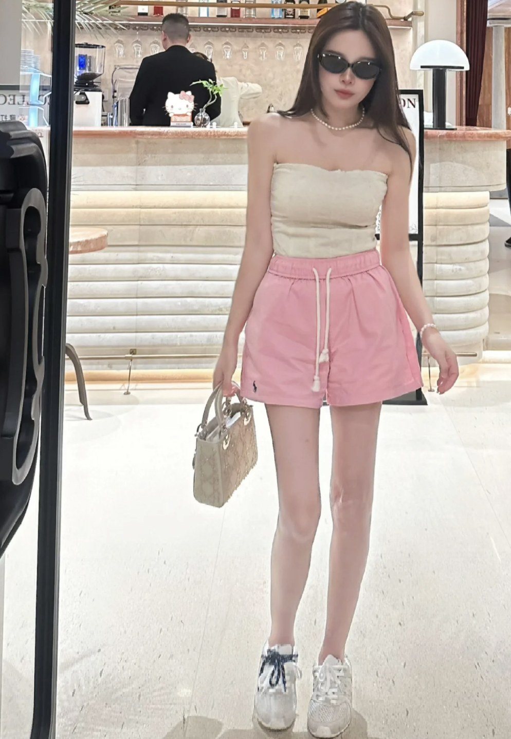 Ralph Lauren Washed Cotton Drawstring Shorts
