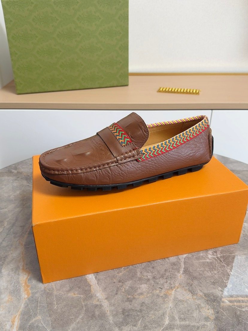 Men's Moc-Toe Slip-On Loafers