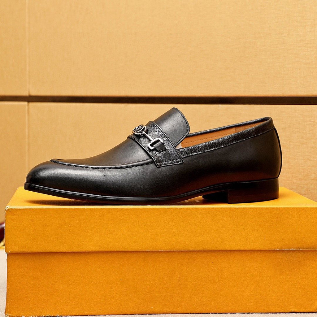 Louis Vuitton Metal Buckle Loafers