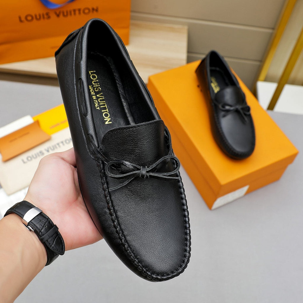 Louis Vuitton Bow Moc-Toe Loafers