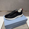 Prada Paneled Low-Top Sneakers
