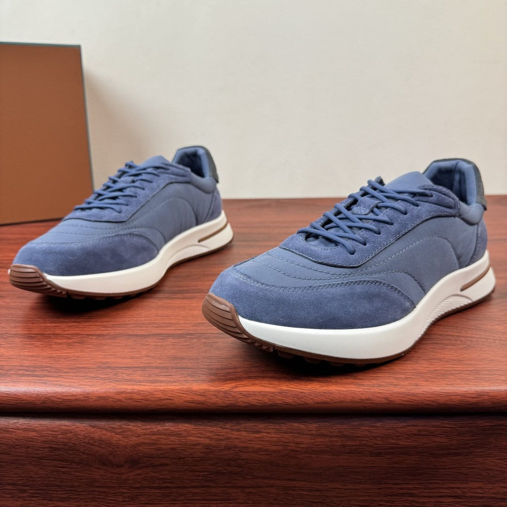 Loro Piana Men's Low-Top Sneakers - Padded Collar