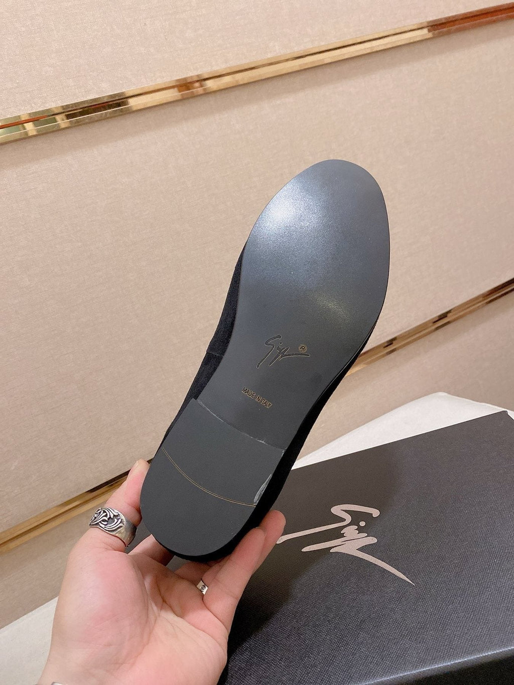 Giuseppe Zanotti Men's Black Spider Loafers