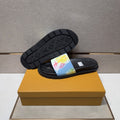 Louis Vuitton Pastel Multicolor Strap Slide Sandals