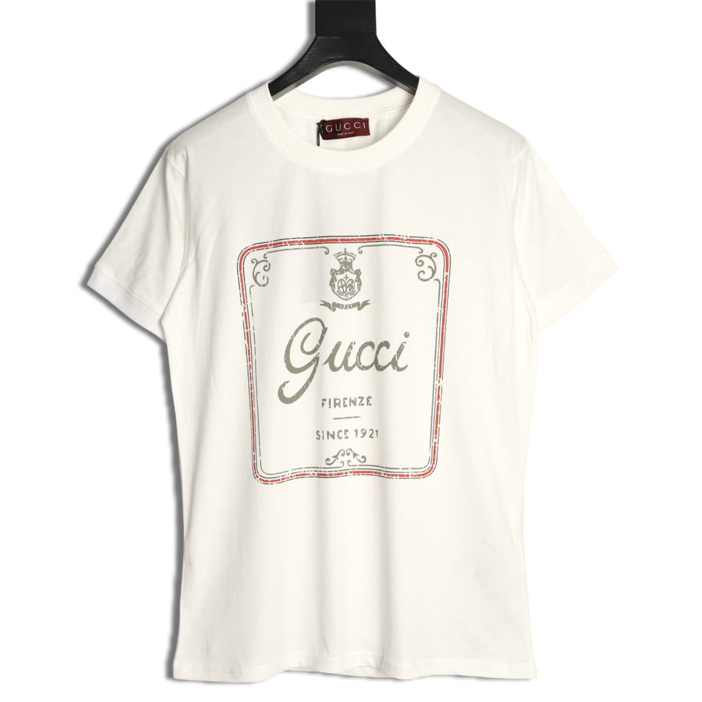 Gucci 26SS Vintage Emblem Graphic T-Shirt - White