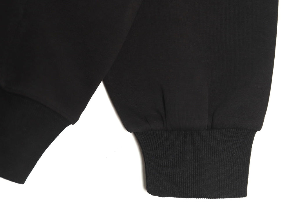 Gucci Small-Logo Full-Zip Hoodie - Black