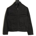 Gucci Horsebit-Style Hem Stand-Collar Zip Jacket - Black